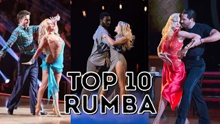 My Top Ten Rumba Dances on Dancing With The Stars