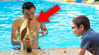 COCA COLA PRANK DANS LA PISCINE ! (Swan piège Néo)