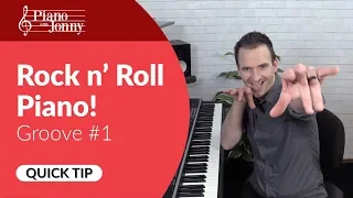 The coolest Rock n' Roll Piano Groove! Quick Tip / Lesson by Jonny May