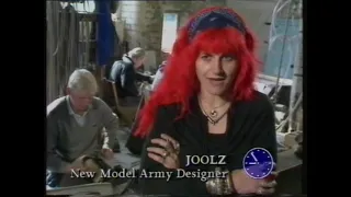 Clogmaking in Yorkshire (Rare New Model Army BBC Breakfast TV 1989)