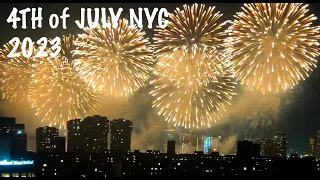 NYC Macy’s Fourth of July Fireworks 2023 LIVE from New York City East Village July 4, 2023