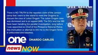 PNP chief Carlos denies meeting with Ongpin’s family in Balesin Island