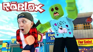 ГИГАНТСКИЙ ЗОМБИ Захватил ГОРОД в ROBLOX! Что Будет Дальше Побег Мульт героя от