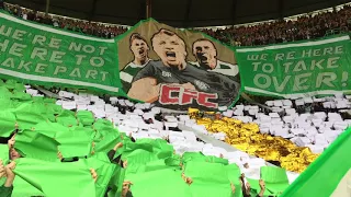 Green Brigade Display | Celtic vs Astana | Celtic Fans