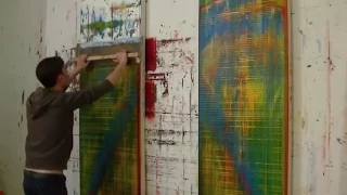 Painting a Pair of Abstract Oil Paintings - Nicky Henderson