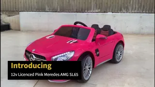 12v licenced Mercedes AMG SL65 kids ride on car