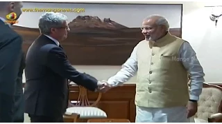 PM Narendra Modi receives France National Security Advisor Jacques Audibert