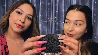 ASMR with my TWIN 🙃✨Binaural triggers for tinglezzz💤