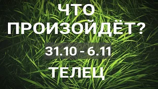 ТЕЛЕЦ🍀 Прогноз на неделю (31.10-6.11). Расклад от ТАТЬЯНЫ КЛЕВЕР. Клевер таро.