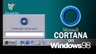 If Microsoft Cortana was on Windows 98 (Edit/Mockup)