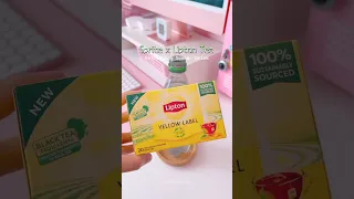 sprite x lipton tea 🍋 #shorts #summer #drink #sprite #lipton #trending #viral #kawaii #cute #asmr