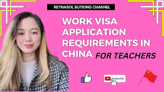 Work Visa Application Requirements in China @esl @esljob @chinavisa @visa @china @ofw @work