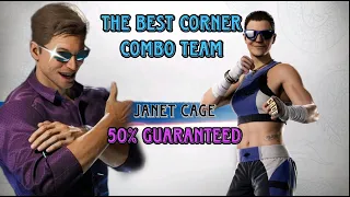 MK1 JANET & JOHNNY COMBOS THE BEST SYNERGY EVER 50% BNB'S 🔥 🔥🔥 #mk1 #janetcage