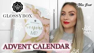 GLOSSYBOX ADVENT CALENDAR 2021 UNBOXING & FULL REVEAL | BEAUTY ADVENT CALENDAR 2021 MISS BOUX