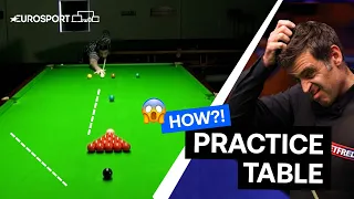 How to BREAK w/ Ronnie O'Sullivan | Practice Table | Eurosport Snooker