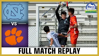 Clemson vs. North Carolina Full Championship Game Replay | 2023 ACC Men’s Soccer