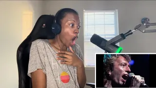 That Was Powerful‼️ *first time hearing* The Bee Gees- Massachusetts Live|REACTION!! #reaction