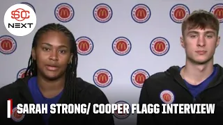 Sarah Strong and Cooper Flagg ahead of McDonald's All-American games 🙌 | SportsCenter