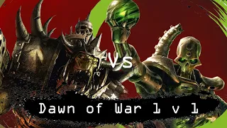 Dawn of War Soulstorm 1 v 1 Orks (pupokek) vs Necrons (BAD l Bloody Monster)