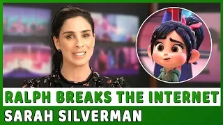 RALPH BREAKS THE INTERNET | On-studio visit with Sarah Silverman "Vanellope"