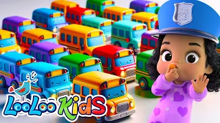 Wheels On The Bus go Round and Round + MORE 🚌 BEST of Toddler Fun Learning by LooLoo Kids