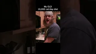 My old 10,000 calorie / day diet 😳