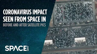 Coronavirus impact seen from space in before and after satellite images