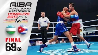 Final (69kg)  GIYASOV Shakhram (Uzbekistan) vs IGLESIAS Roniel (Cuba)