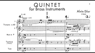 Etler - Quintet for Brass Instruments [score]