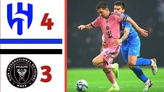 Al Hilal VS Inter Miami full match highlights 4-3       #messi #intermiami #footballhighlights