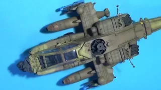 AH-64D-I SARAF Part.6 웨더링&최종조립(Weathering) 프라모델 도색 scale model aircraft building