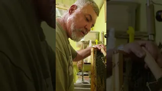 Extracting honey