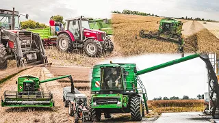 💚🔥Żniwa Rzepaku 2021!💚🔥Czarne Złoto💚🔥John Deere & Massey Ferguson💚🔥Wtopa!?💚🔥Nocne Żniwa?💚🔥(HARVEST)