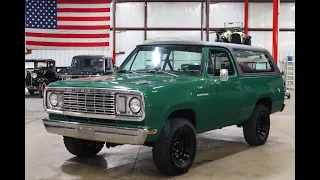 1977 Dodge Ramcharger Test Drive