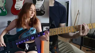 Måneskin - I WANNA BE YOUR SLAVE Guitar & Bass ( Daisy Pepper ) Cover