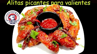 La receta más fácil de ALITAS PICANTES  🌶️