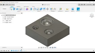 How to draw a marble mold in Fusion 360