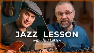 Jens Larsen Teaches Justin: Jazz Guitar Lesson