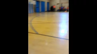 Beat kids at basketball