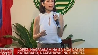 UB: Lopez, nagpaalam na sa mga dating katrabaho