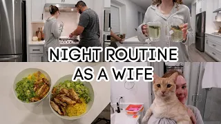 Wifey Night Routine: Evening Workout, Easy Dinner, Chit Chat With Us!
