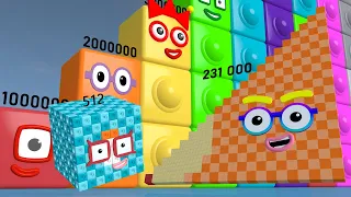 Looking for Numberblocks Cube Puzzle 512 to 231,000 to 12,000,000 MILLION - BIGGEST NUMBERBLOCKS!