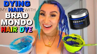 DYING MY HAIR WITH BRAD MONDOS NEW HAIR DYE XMONDO COLOR