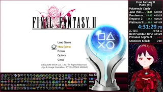 Final Fantasy II Pixel Remaster Platinum Trophy/all achievements speedrun - 4:31:29