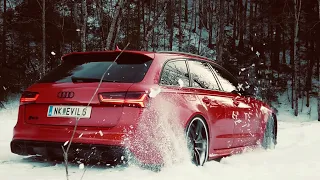 Audi RS6 snow drift (RS6,Snow,Drift)