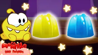 Learn English with Om Nom | Om Nom eats colourful jelly | Learn colours with Om Nom