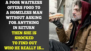 A Waitress Fed A Homeless Man,And Then She Was Shocked To Find Out Who The Hell He Was...