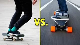 Skateboarding vs. Longboarding (Wins & Fails)