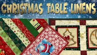 Christmas Table Linens | The Sewing Room Channel