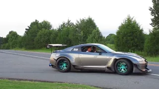 Liberty walk r35 gtr acceleration